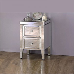 Mirrored bedside table NT-034